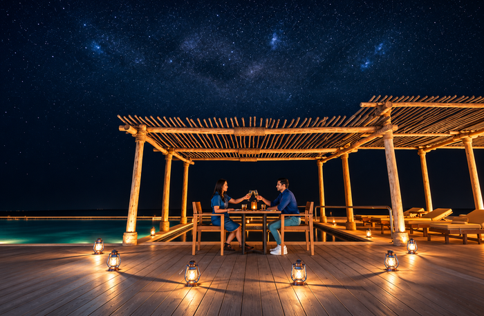 Bab Al Nojoum Al Mugheirah - Relaxing Cabin Stay with Breakfast for Two