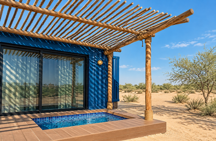 Bab Al Nojoum Al Mugheirah - Relaxing Cabin Stay with Breakfast for Two