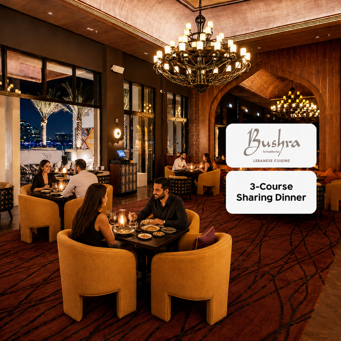 Bushra by Buddha-Bar Abu Dhabi - Authentic Arabic Sharing Dining Experience for Two