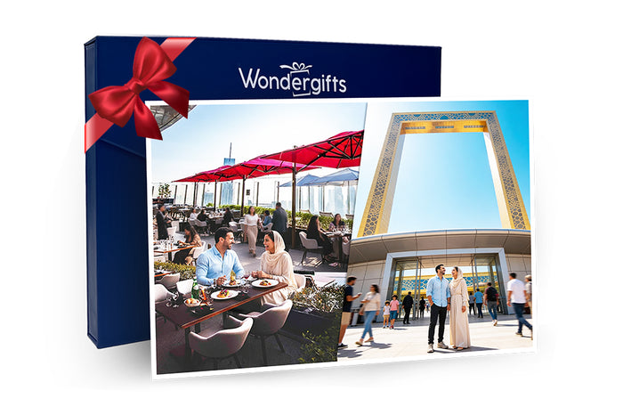 CÉ LA VI Premium 3-Course Set Menu Lunch with Dubai Frame Entrance Tickets for Two