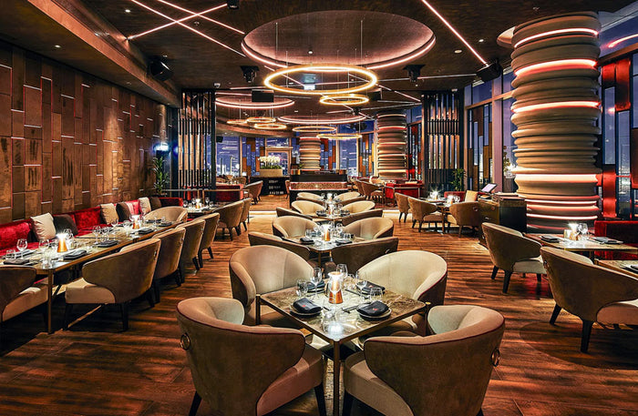 CÉ LA VI Lunch or Dinner with Burj Khalifa Views & Anantara Couples Massage