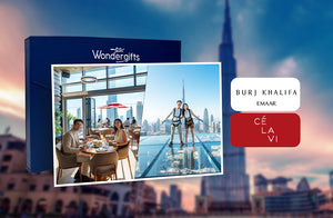 Ce La Vi Lunch with Drinks for Two & Thrilling Edge Walk with Burj Khalifa Views