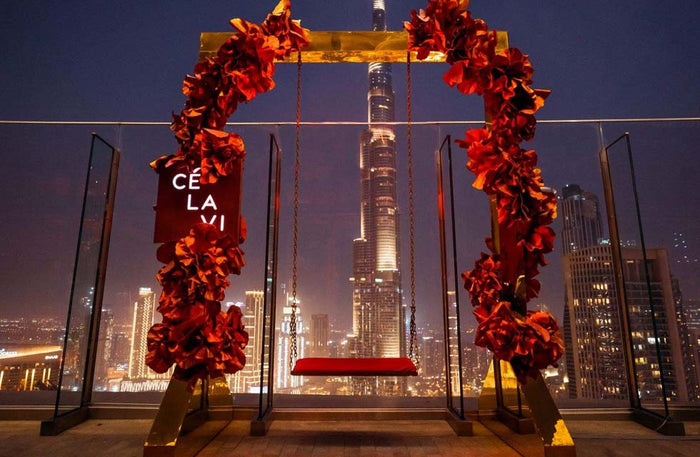 Premium Lunch Experience at CÉ LA VI with Beverages & Burj Views for Two |  at Wondergifts