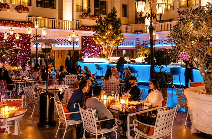 Iconic La Perle Show Silver B Ticket with Dinner at Le Patio Dubai