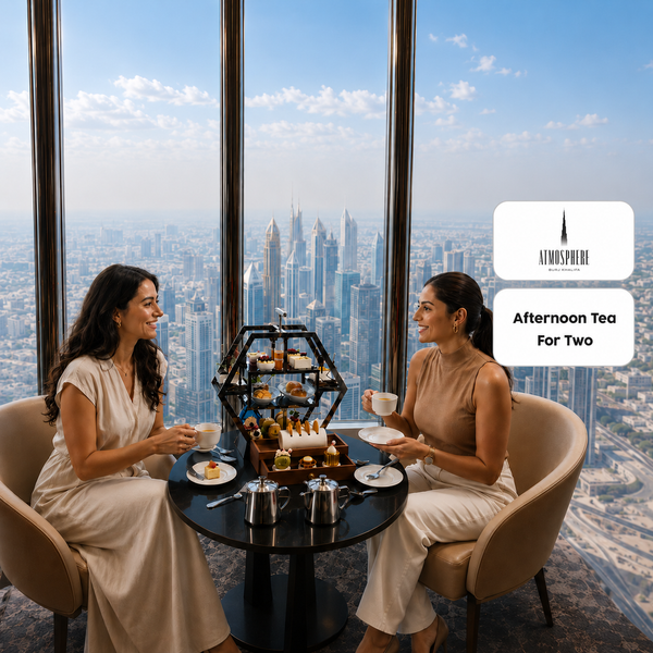Elevated Afternoon Tea Experience for Two at At.mosphere Burj Khalifa