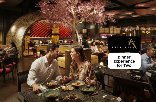 Delectable Dining Experience for Two at Asia Asia Restaurant - 4 Locations