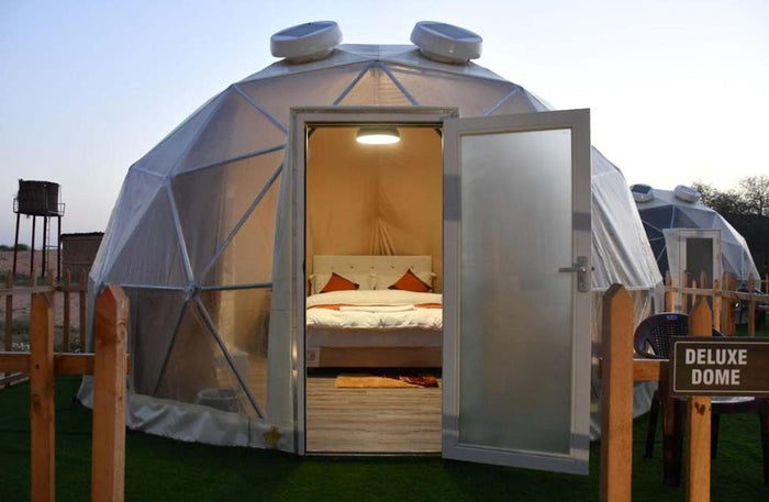 Luxurious One-Night Deluxe Dome Stay and Thrilling Zipline for Two |  at Wondergifts