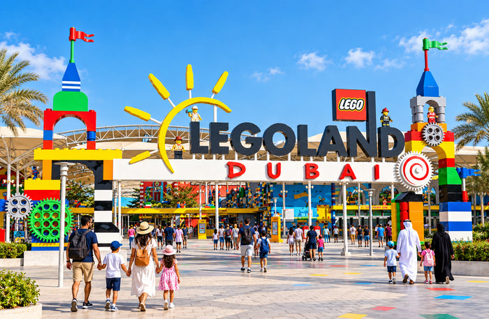 Spectacular 1-Day 2-Parks Pass at Dubai Parks & Resorts MOTIONGATE - Real Madrid World - LEGOLAND & Water Park