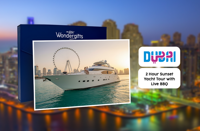 Dubai Marina 2-Hour Sunset Yacht Tour with Live BBQ for Two