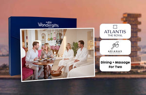 Ariana’s Elegant Lunch or Dinner at Atlantis The Royal with a Restorative Couple’s Massage