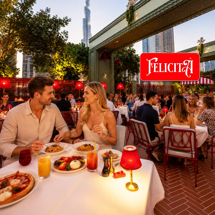 Elegant Italian Date Night Dining Experience for Two at Felicità Dubai