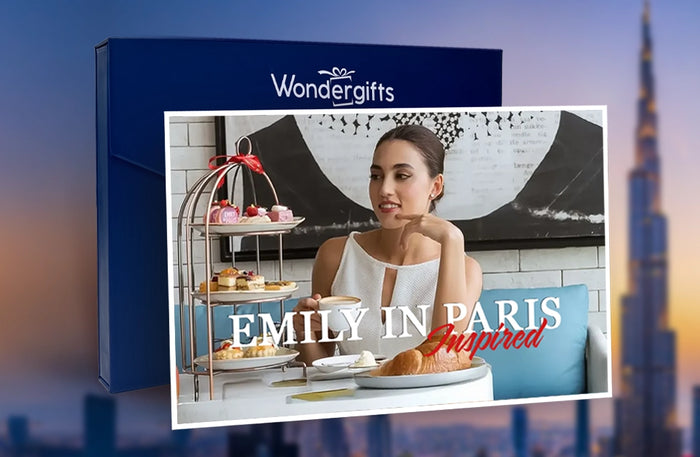 Emily in Paris Inspired Afternoon Tea with Burj Views at Malibu Sky Lounge for Two |  at Wondergifts