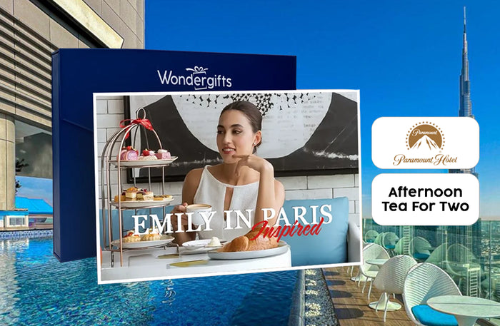 Emily in Paris Inspired Afternoon Tea with Burj Views at Malibu Sky Lounge for Two |  at Wondergifts