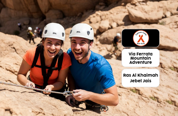 Epic Via Ferrata Mountain Adventure at Bear Grylls Explorers Camp