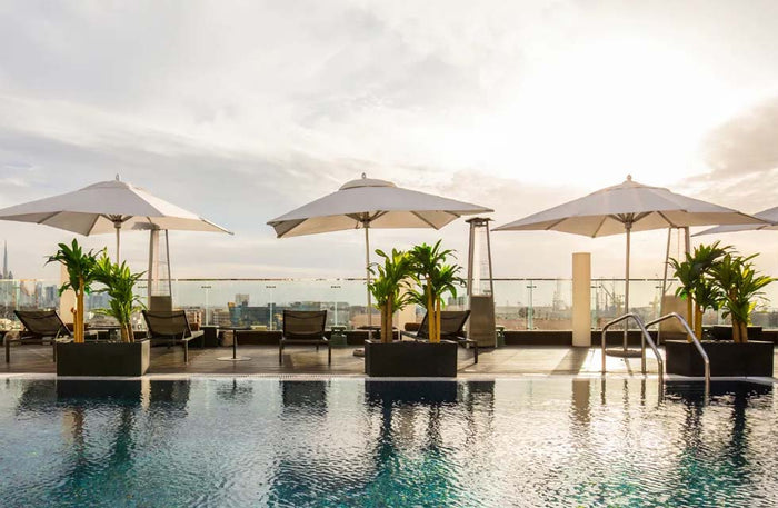 Sunset Dinner with House Drinks for Two at Estrellas Rooftop Lounge |  at Wondergifts