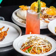 Sunset Dinner with House Drinks for Two at Estrellas Rooftop Lounge |  at Wondergifts