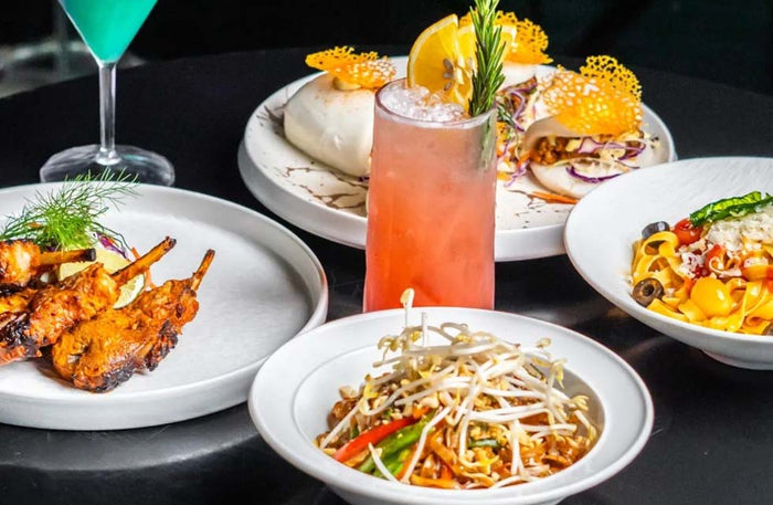 Sunset Dinner with House Drinks for Two at Estrellas Rooftop Lounge |  at Wondergifts