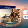 Exciting Helicopter Ride with Charming Dinner & Drinks at Ushna for Two |  at Wondergifts