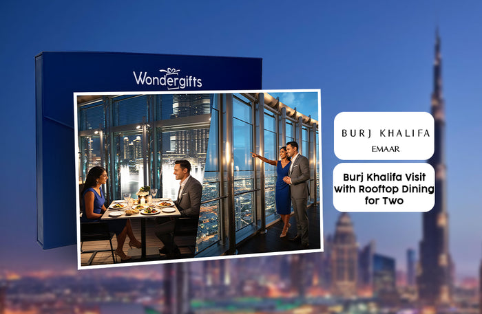 Exclusive Burj Khalifa Visit with Burj Club Rooftop Dining Experience for Two