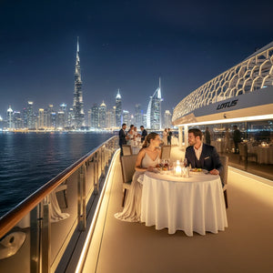 Exclusive Luxury Lotus Megayacht Dinner Cruise with Drinks for One