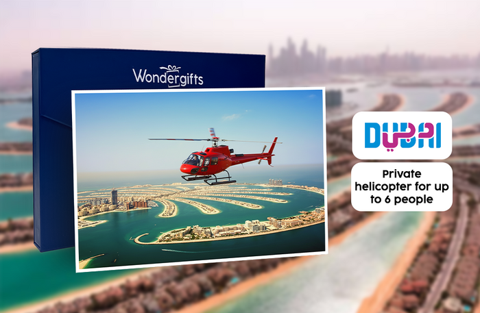 Exhilarating 12-Minute Private Helicopter Tour for 6 Over Palm Jumeirah