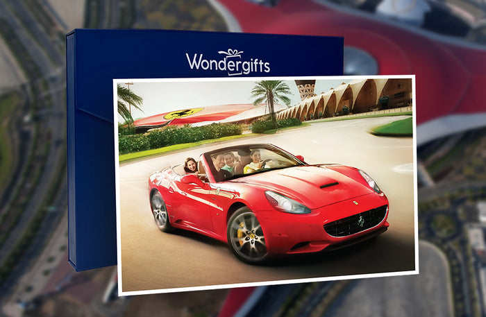 Ferrari Driving Experience for One at Ferrari World |  at Wondergifts