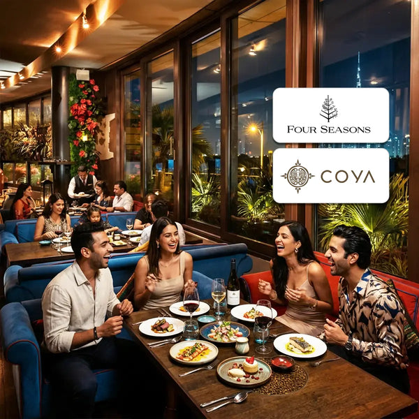Four Seasons Hotel - COYA Exceptional 4-Course Candle Light Dining Experience for Two