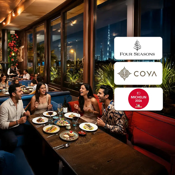Four Seasons Hotel - COYA Exceptional 4-Course Candle Light Dining Experience for Two