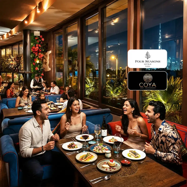 Four Seasons Hotel - COYA Exceptional 4-Course Candle Light Dining Experience for Two