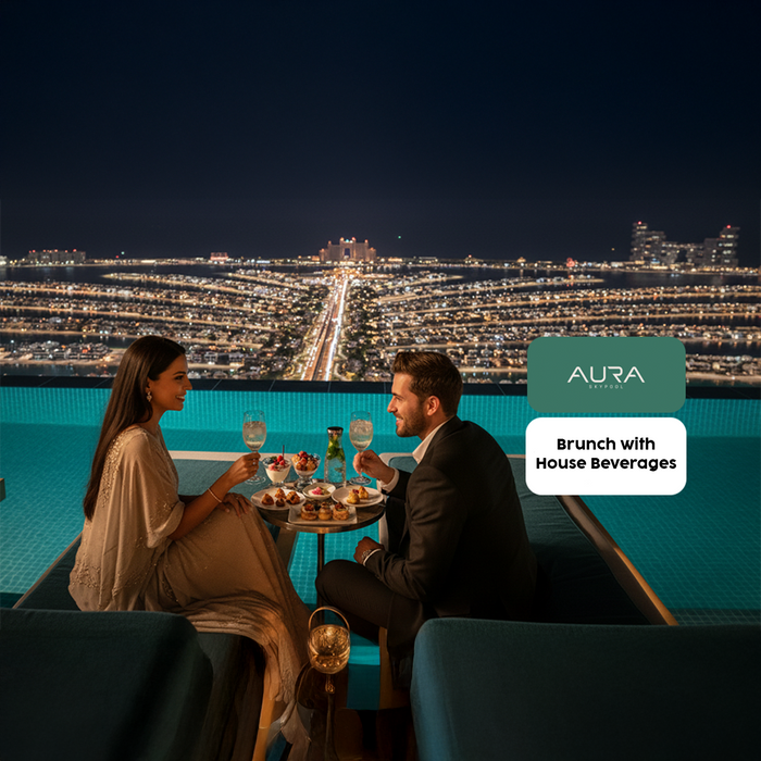 Friday Night Brunch with House Beverages at Aura Skypool, The Palm