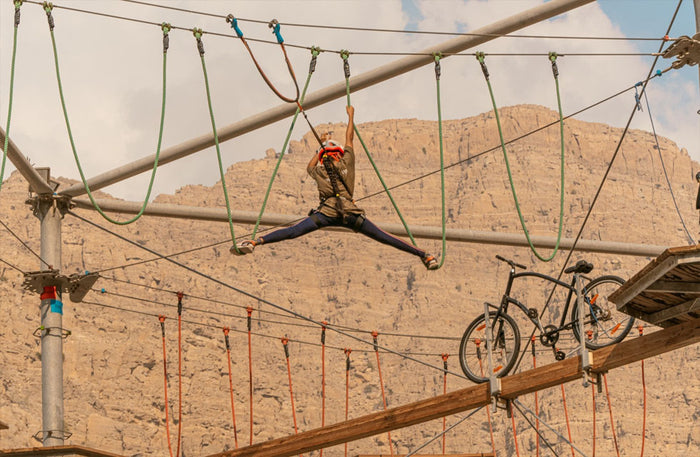 Thrilling Bear Grylls Explorers Camp High Ropes Course for Two