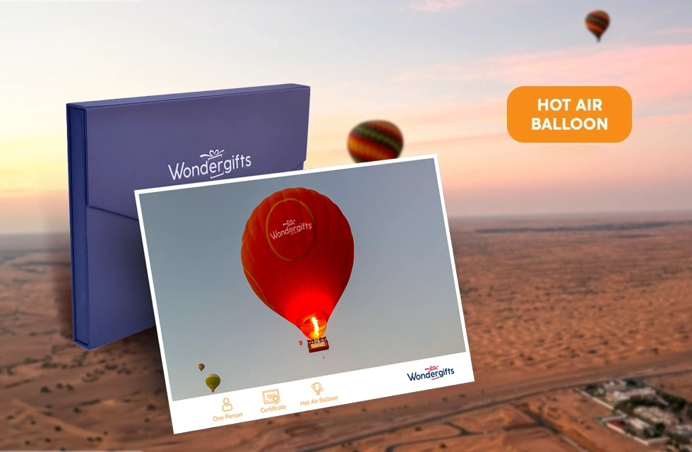 Hot Air Balloon Ride Gift Box: Give the Gift of Flying in the UAE