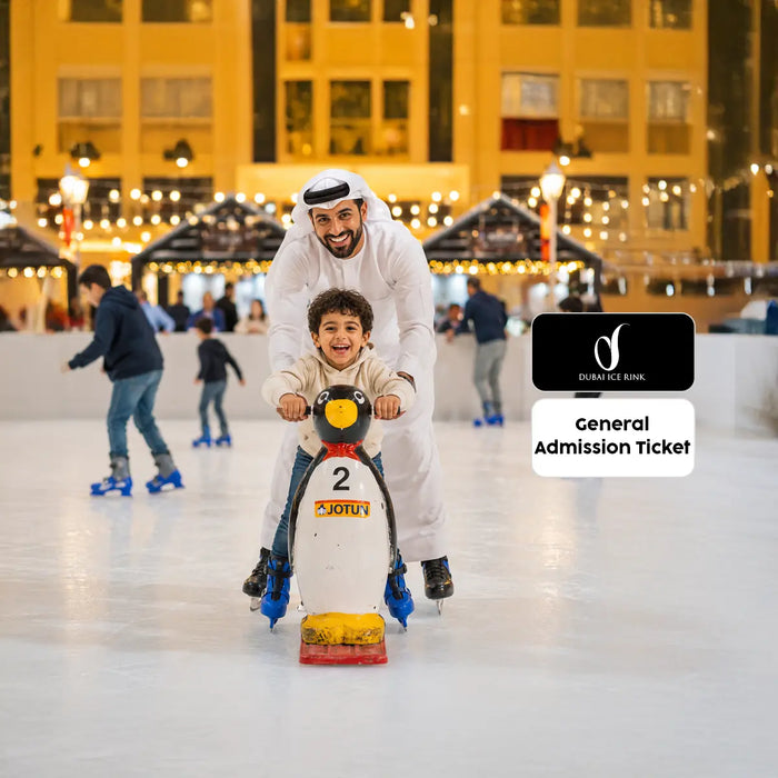 Exciting Ice Skating General Admission Ticket at Ice Rink Dubai Mall