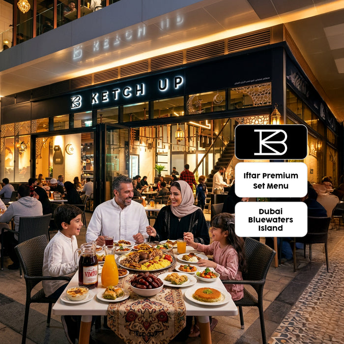 Ketch Up Dubai - Ramadan Iftar Premium Set Menu with Ain Dubai Views