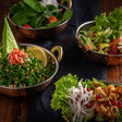 Traditional Levantine food at Cello Restaurant Dubai