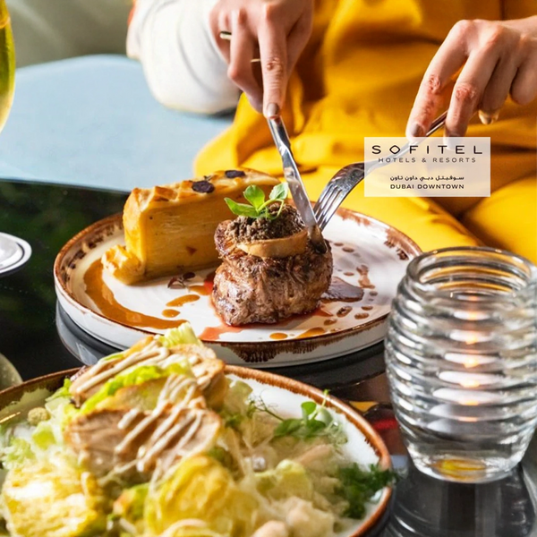 Luxurious 5-Star Lunch with Mocktails for Two at L'Apero, Sofitel Dubai Downtown