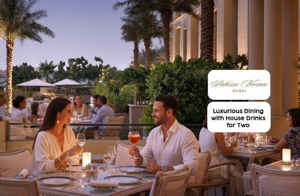 Luxurious Dining at Palazzo Versace Dubai with House Drinks for Two