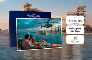 Luxury Dining at Atlantis The Royal with Helicopter Flight for Two