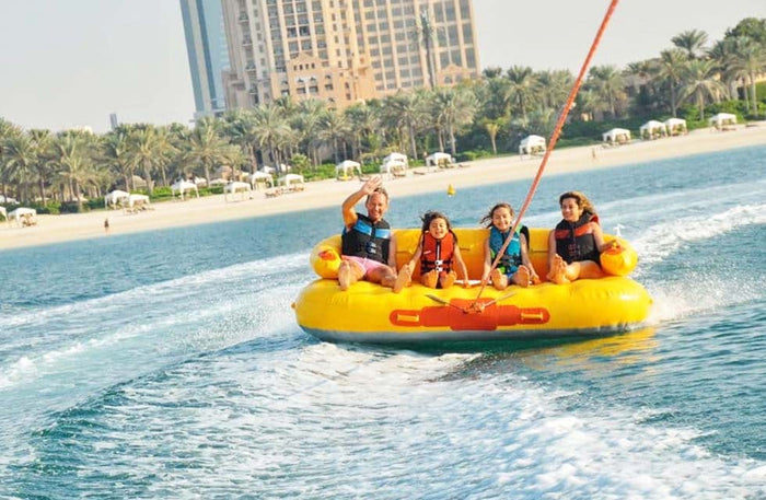 Exciting Banana or Donut Boat Ride in Dubai Marina for Up to 5 People |  at Wondergifts