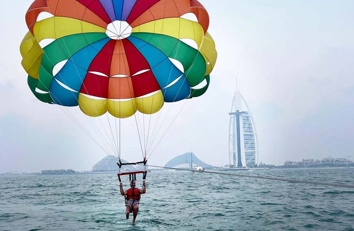 Dubai Marina Thrilling Parasailing Experience for One |  at Wondergifts