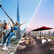 Ce La Vi Lunch with Drinks for Two & Thrilling Edge Walk with Burj Khalifa Views |  at Wondergifts