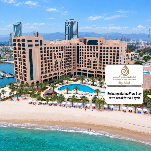 Al Bahar - Relaxing Marina View Stay with Breakfast & Kayak for Two