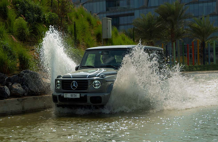 Exhilarating Mercedes G-Class Passenger Experience: Thrill Drive, Gourmet Dining & Videos for Two |  at Wondergifts