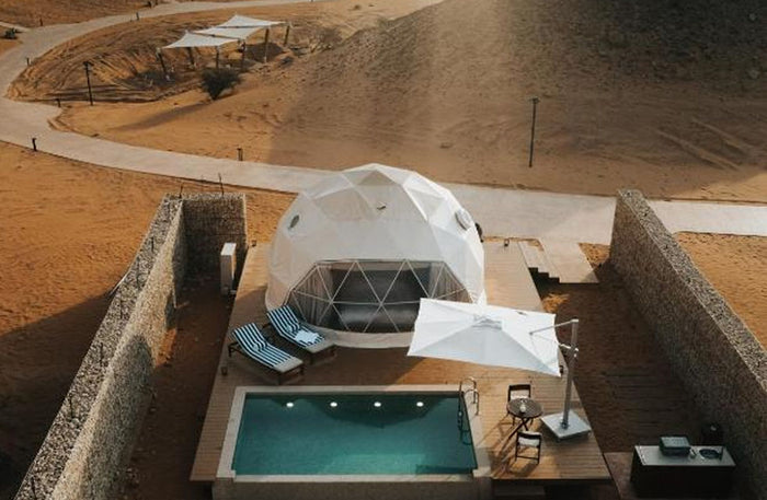 Exclusive 1-Night Stay in a Cozy Dome with Private Pool at Moon Retreat |  at Wondergifts