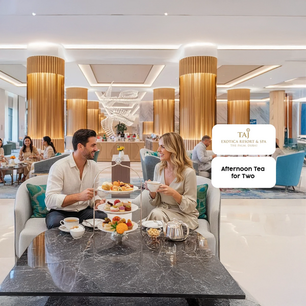 Mumbai Afternoon Tea for Two at Taj Exotica Resort & Spa, Palm Jumeirah