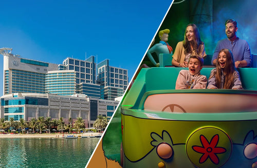 One Night Hotel Stay in Abu Dhabi with Warner Bros Tickets for Two |  at Wondergifts