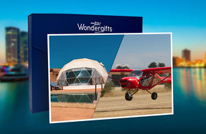 One Night Deluxe Dome Stay with 30-Minute Flight Above RAK Gift Box |  at Wondergifts