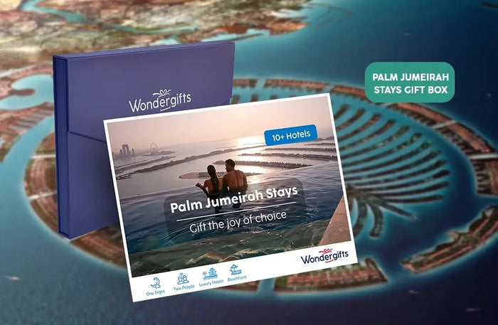 Romantic One-Night Stay Gift Box in Palm Jumeirah - Over 10 Hotels |  at Wondergifts