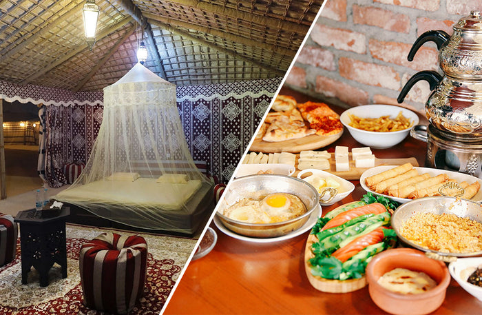 One Night Desert Tent Stay with Safari, Dune Bashing, BBQ & Breakfast |  at Wondergifts