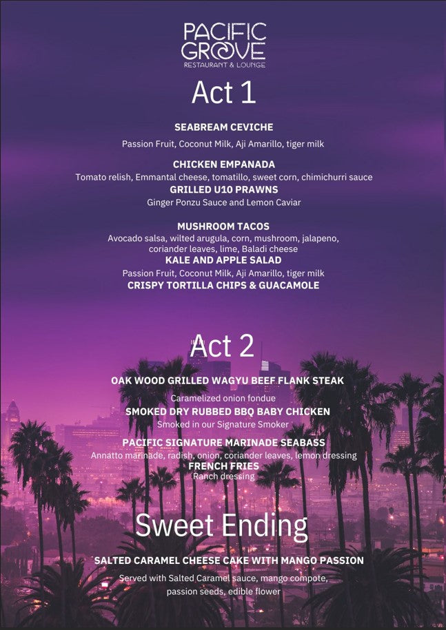 Friday Evening Brunch with Signature Drinks for One at Pacific Groove |  at Wondergifts